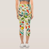 Leggings Capri Cuisine de fruits. (Verso)