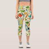 Leggings Capri Cuisine de fruits. (Recto)