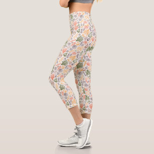 Leggings Capri Cuisine Garden Motif végétal