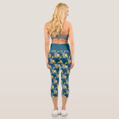 Leggings Capri Cupide souris motif de l'océan capri bleu (Verso)
