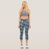 Cupidon et Coeurs Femme Haut taille Yoga Capris