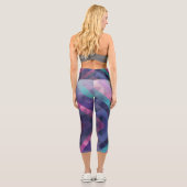 Leggings Capri Customizable Geometric High Waisted Capris (Verso)