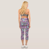 Leggings Capri Cute Dinosaur (Verso)