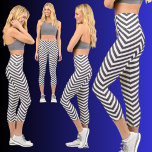 Leggings Capri Cute élégant noir blanc Abstrait Motif<br><div class="desc">Cute,  élégant noir et blanc Motif Abstrait Capri Leggings.</div>
