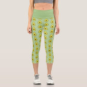 Leggings Capri Cute Kawaii Avocado (Recto)