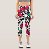 Leggings Capri Cute Motif Cherry (Recto)