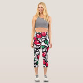 Leggings Capri Cute Motif Cherry (Recto)