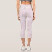 Leggings Capri Cute Pastel Pink Bokeh (Verso)