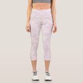 Leggings Capri Cute Pastel Pink Bokeh (Recto)