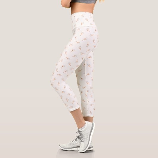 Leggings Capri Cute Polka Dot Motif (Gauche)