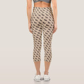 Leggings Capri Cute Polka Dot Zebra (Verso)