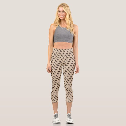 Leggings Capri Cute Polka Dot Zebra (Recto)