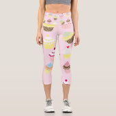 Leggings Capri Cutie Pie Cupcakes (Recto)