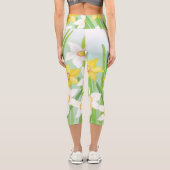 Leggings Capri Daffodiques de printemps (Verso)