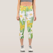 Leggings Capri Daffodiques de printemps (Recto)