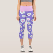 Leggings Capri Daisy Simple Violet (Recto)