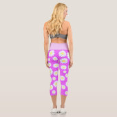 Leggings Capri Daisy Simple Violet (Verso)