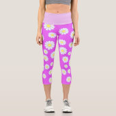 Leggings Capri Daisy Simple Violet (Recto)