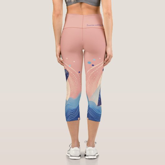 Leggings Capri Dancing Whale Capri Leging (Verso)