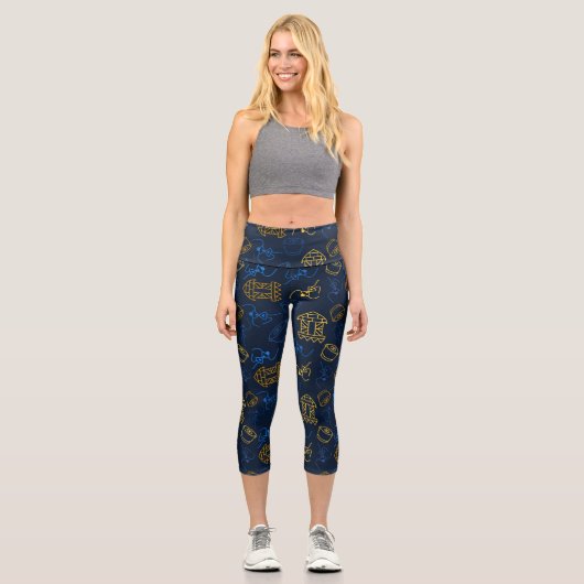 Leggings Capri Danse tribale (Recto)