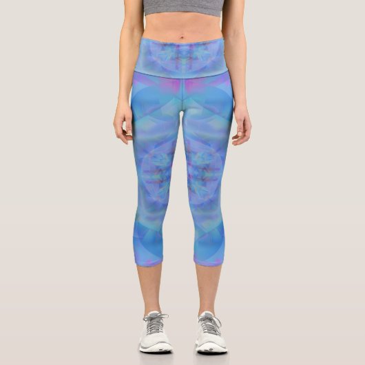 Leggings Capri Danseuse bleue (Recto)