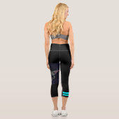 Leggings Capri Daryl se propulsant dans le vide  (Verso)