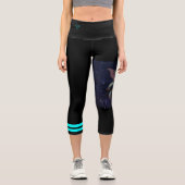 Leggings Capri Daryl se propulsant dans le vide  (Recto)
