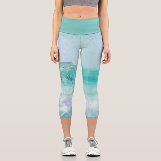 Leggings Capri Dauphin Splash (Recto)