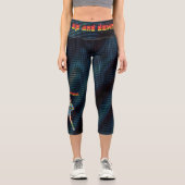 Leggings Capri De haut en bas (Recto)