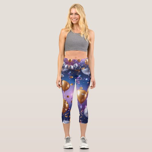 Leggings Capri Décompte de Confettis (Recto)