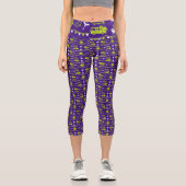 Leggings Capri Décor camping Caravan (Recto)