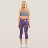 Leggings Capri Décor camping Caravan (Recto)