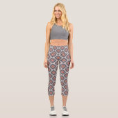 Leggings Capri Décor géométrique (Recto)