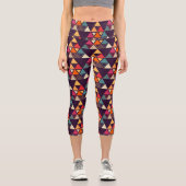 Leggings Capri Découpes Triangle Modernes (Recto)