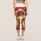 Leggings Capri Déesse de l'Amour : Portrait d'Aphrodite (Verso)