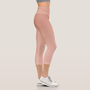 Leggings Capri Dégradé de Peau Lisse