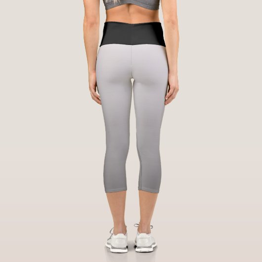 Leggings Capri Dégradé et noir (Verso)