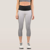 Leggings Capri Dégradé et noir (Recto)