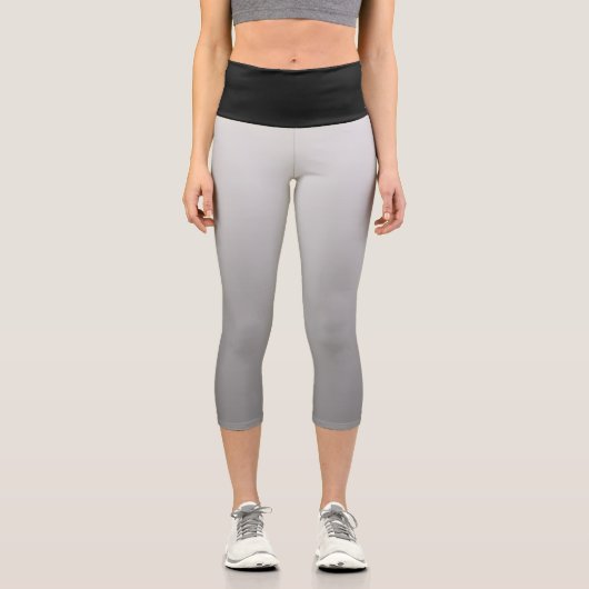 Leggings Capri Dégradé et noir (Recto)