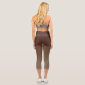 Leggings Capri Dégradé marron (Verso)