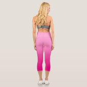 Leggings Capri Dégradé rose et fuchsia (Verso)