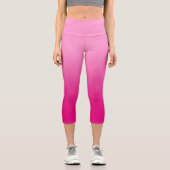 Leggings Capri Dégradé rose et fuchsia (Recto)