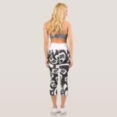 Leggings Capri Dentelle noire et blanche (Verso)