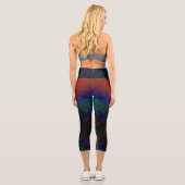 Leggings Capri Descente crépusculaire (Verso)