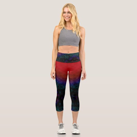 Leggings Capri Descente crépusculaire (Recto)