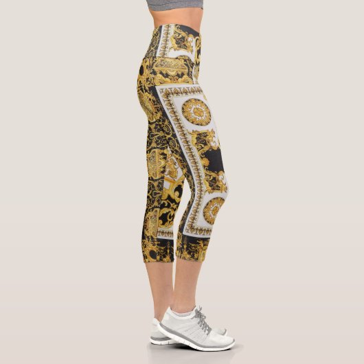 Leggings Capri Design baroque (Droite)