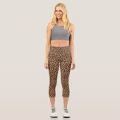 Leggings Capri Design classique série Leopard 12 (Recto)
