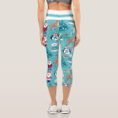 Leggings Capri Design de Noël (Verso)