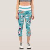 Leggings Capri Design de Noël (Recto)