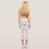 Leggings Capri Design de plage simple et agréable (Verso)